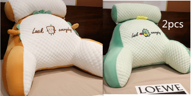 Fluffy Triangle Reading Cushion Lumbar Support