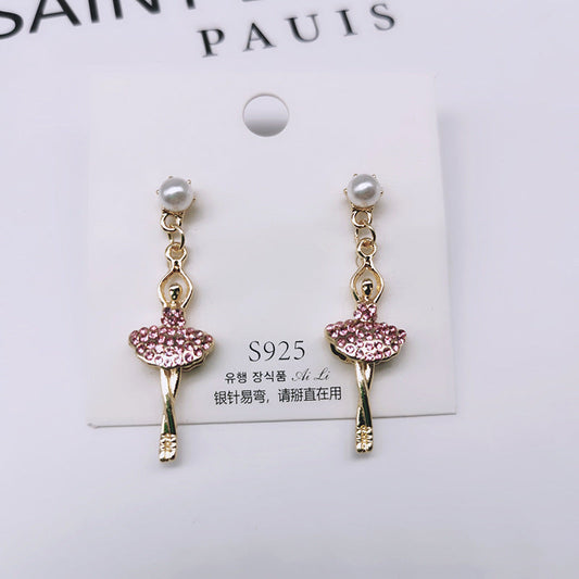 Golden Euro-Korean Pearl Bow Ear Team