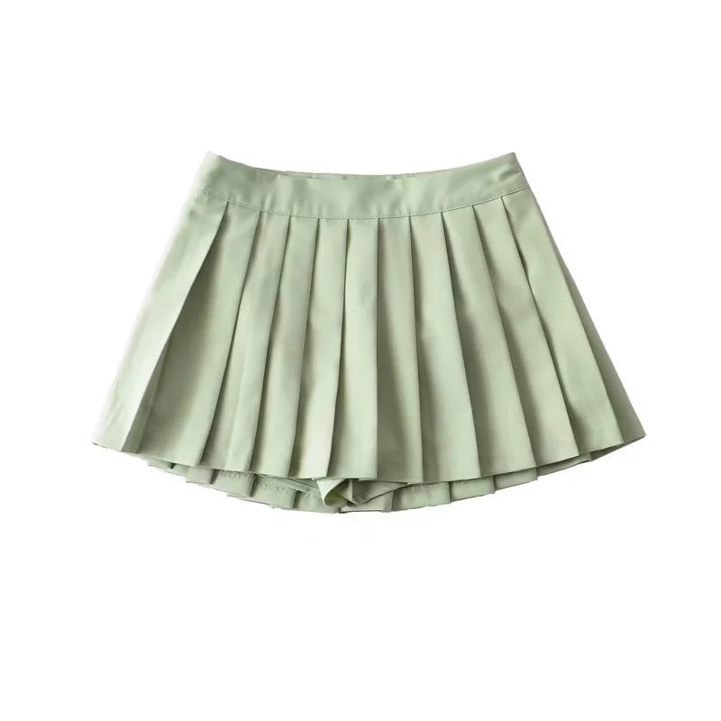 High Waist A-Line Skirt