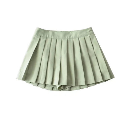 High Waist A-Line Skirt