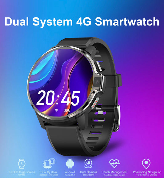 4G Smartwatch Call Location Heart Rate Dual System