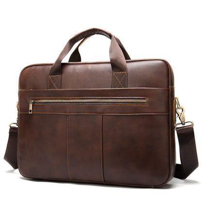 Men's Leather Business Briefcase