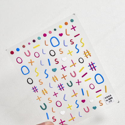 Nail Stickers Japanese Adhesive Nails
