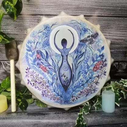 Handmade Shaman Drum - Tree of Life Design