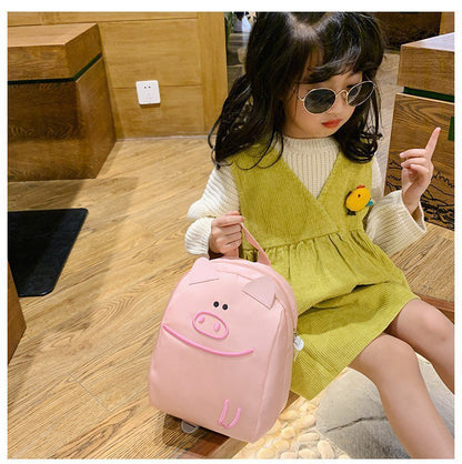 Cartoon Shoulder Nylon Cloth Children's Leisure School Bag