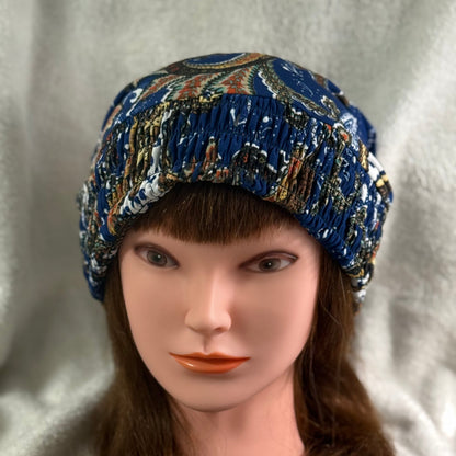 Boho Paisley Slouch Beanie – Upcycled Everyday Hat
