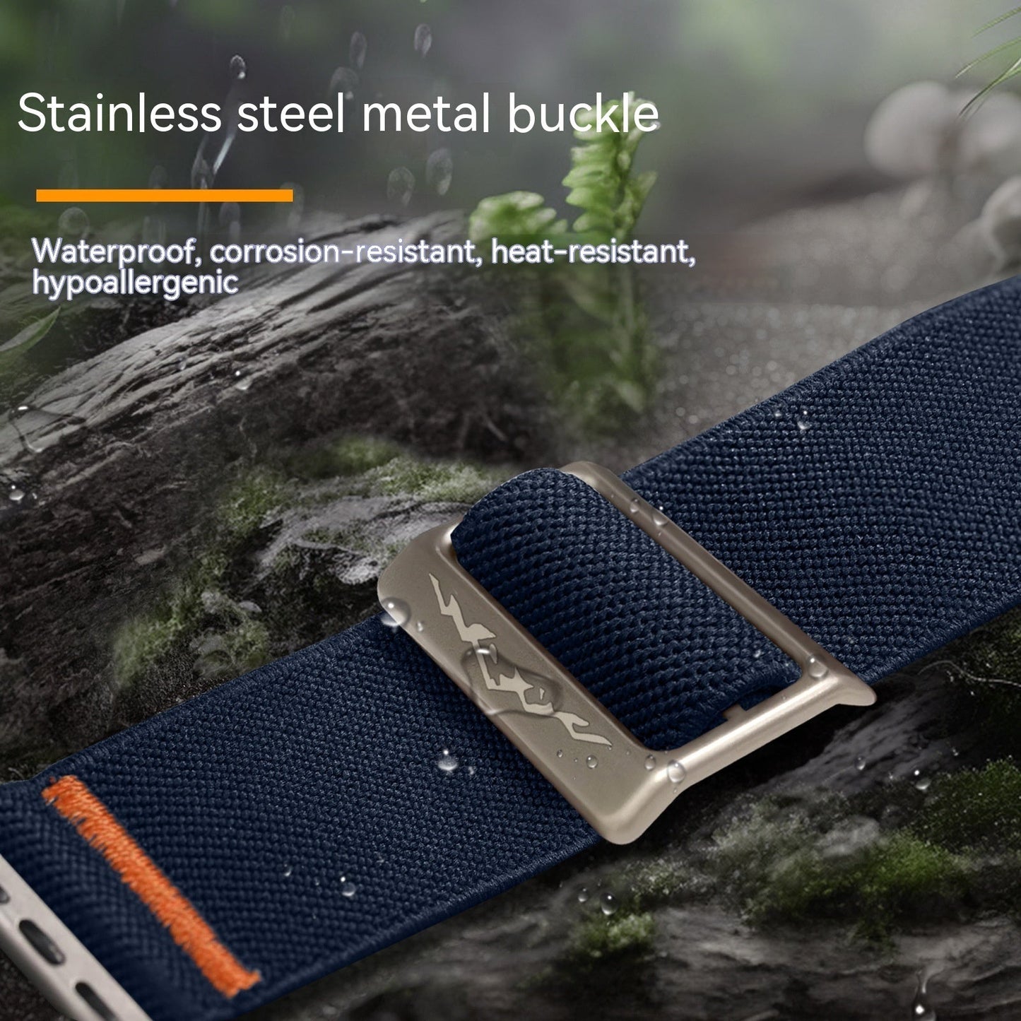 Double-sided Twill Nylon Apple Watch Strap