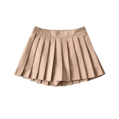 High Waist A-Line Skirt