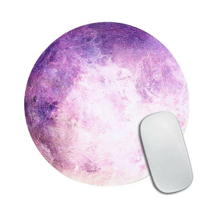Round Gaming Mouse Pad for PC, Laptop, and Notebook - Non-Slip Mice Mat