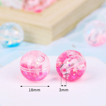 Acrylic Quicksand Ball Jewelry Materials