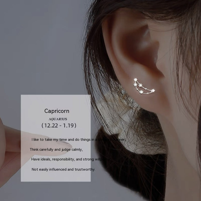 S925 Constellation Stud Earrings