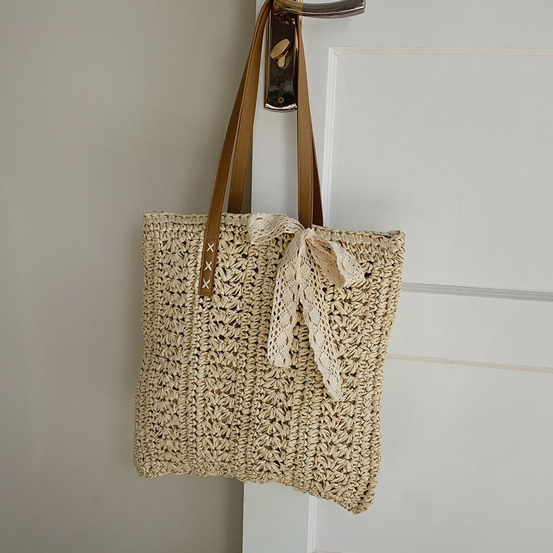 Summer Beach Straw Woven Crossbody Bag