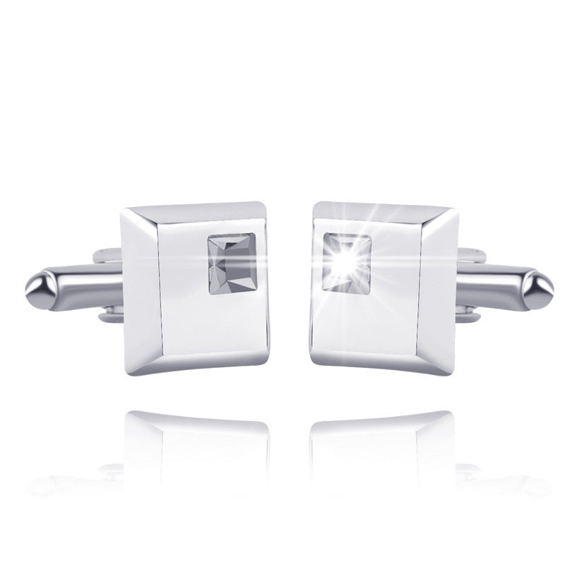 Diamond Cufflinks French Shirt