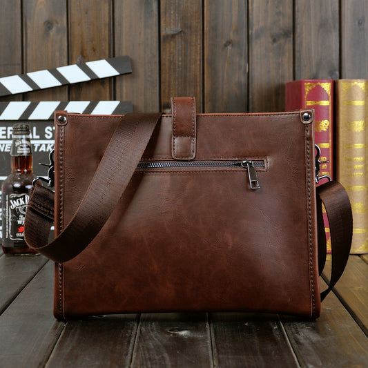 Men's Korean-Style Retro Shoulder Bag