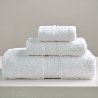 Minimalist Square Cotton Bath Towel Set