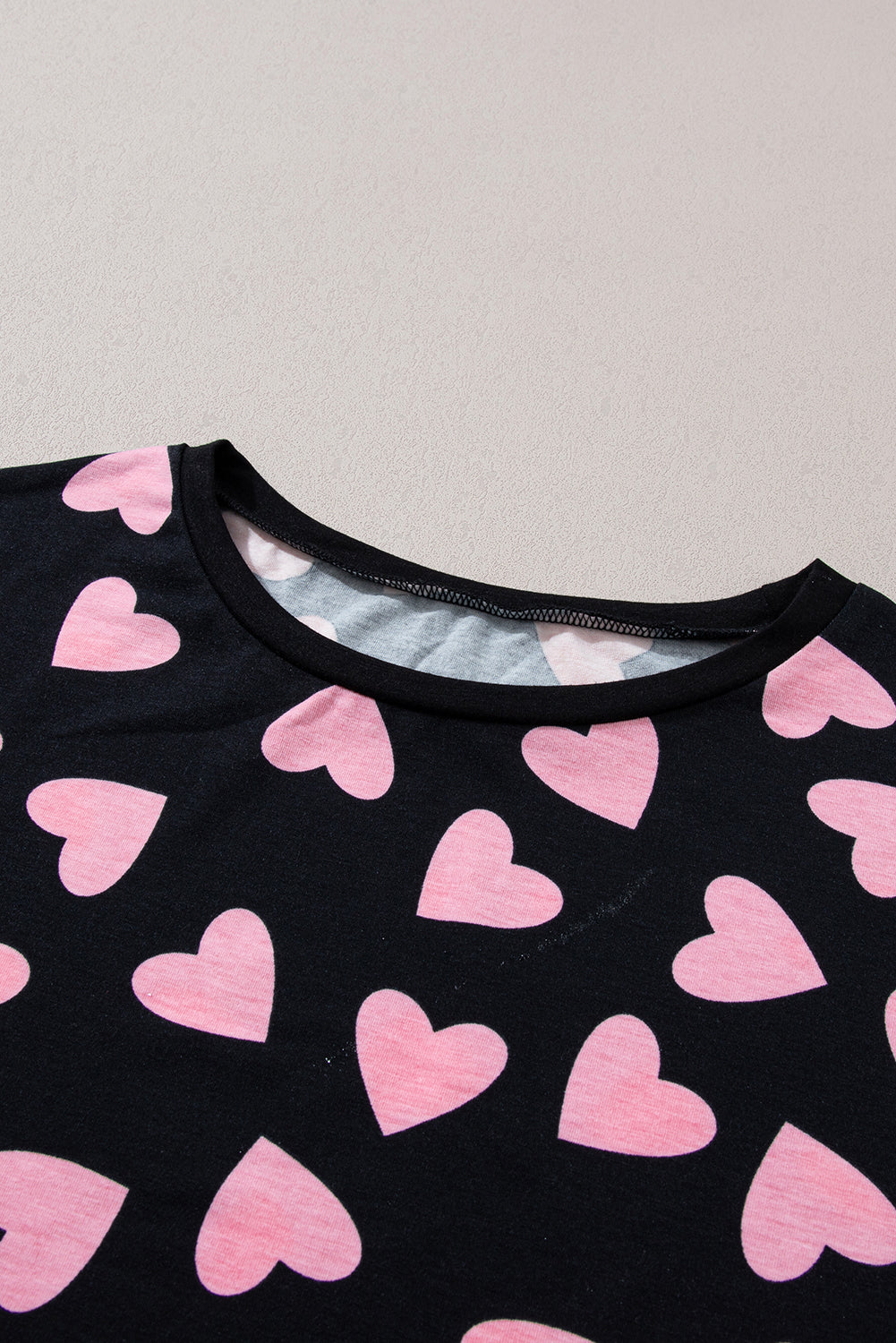 Valentine Heart Top & Shorts Lounge Set