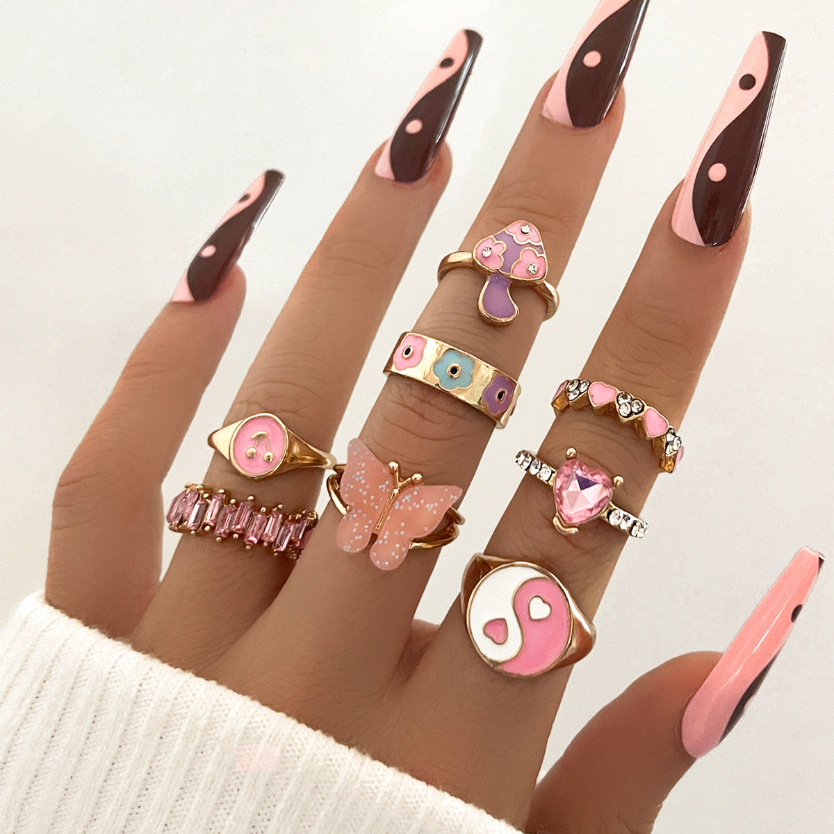 Color Drip Fashion Ring