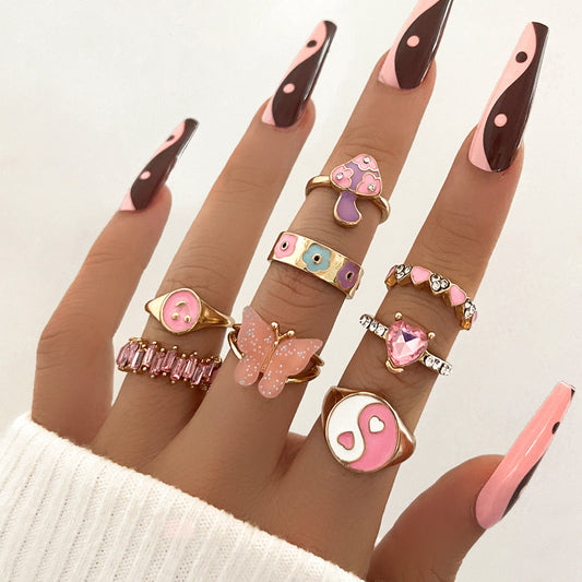 Color Drip Fashion Ring