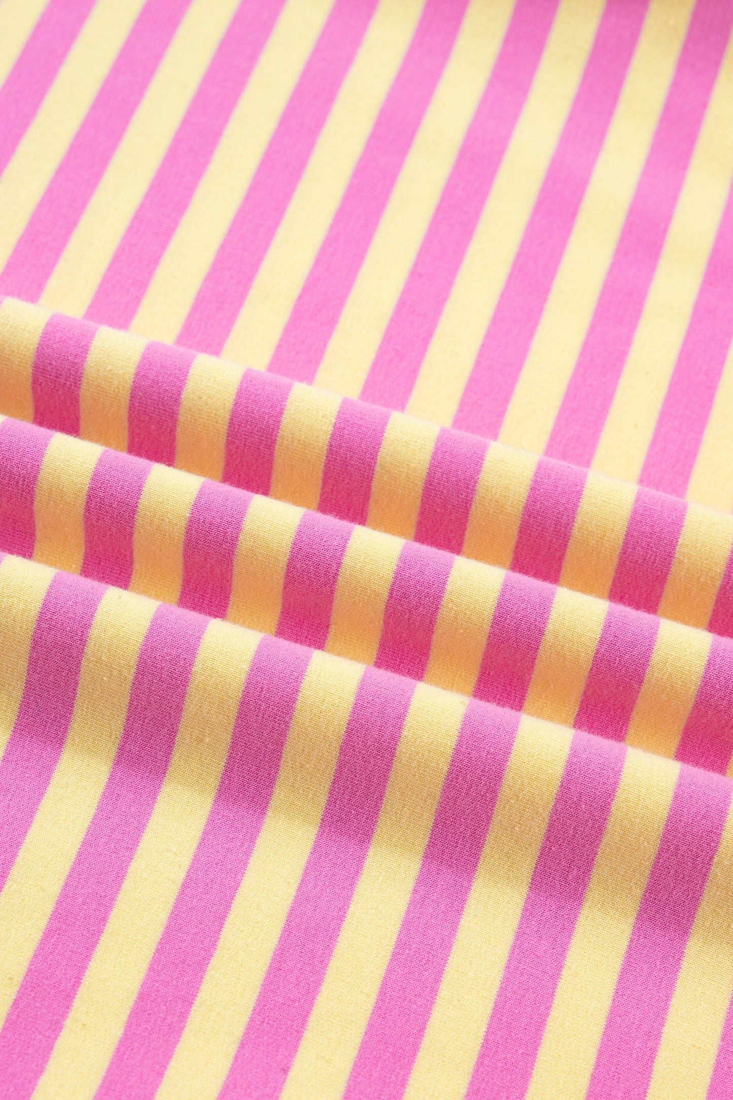 Stripe Drop Shoulder Top & Terry Shorts