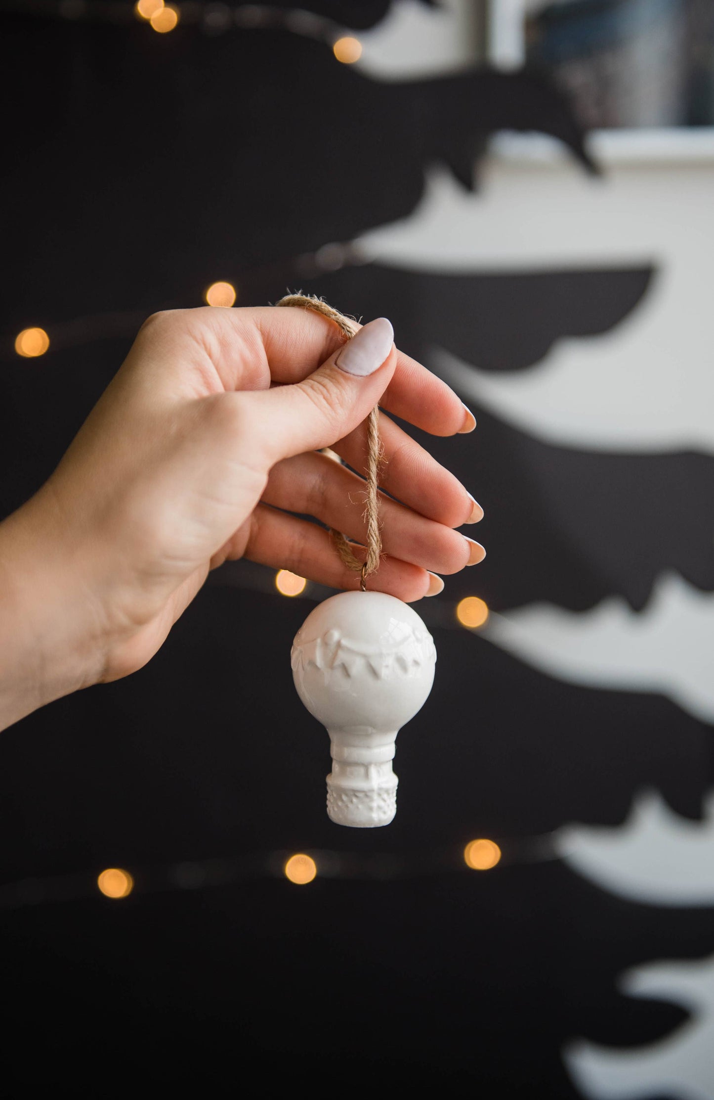 Handmade Porcelain Christmas Ornaments: Duck