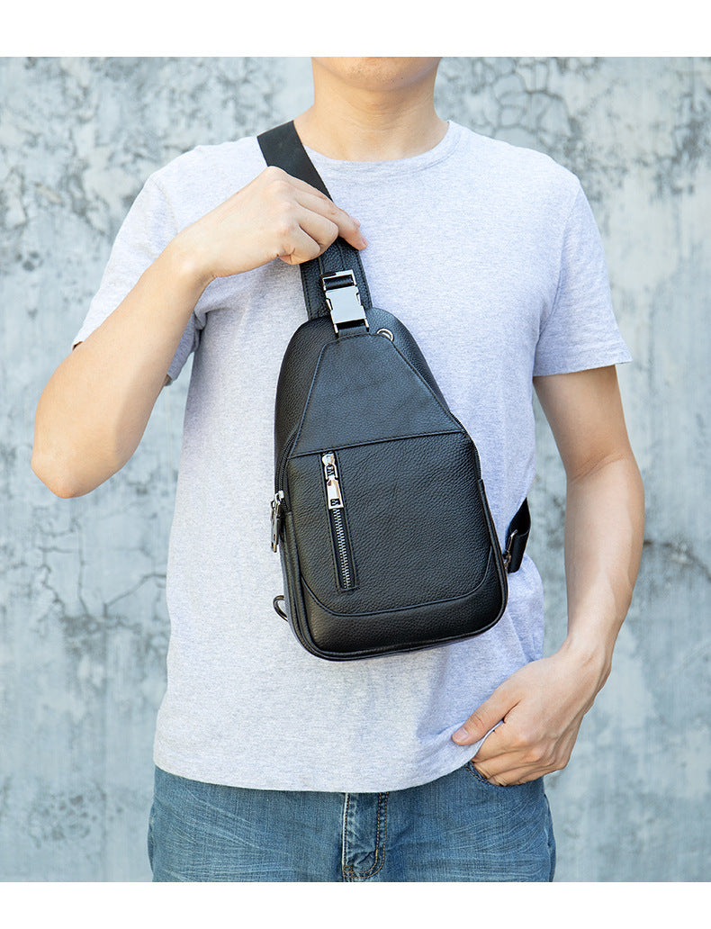 Authentic Leather All-match Crossbody Bag