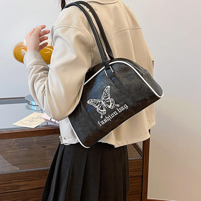 Korean Style Large Capacity Shoulder Underarm Bag for Women