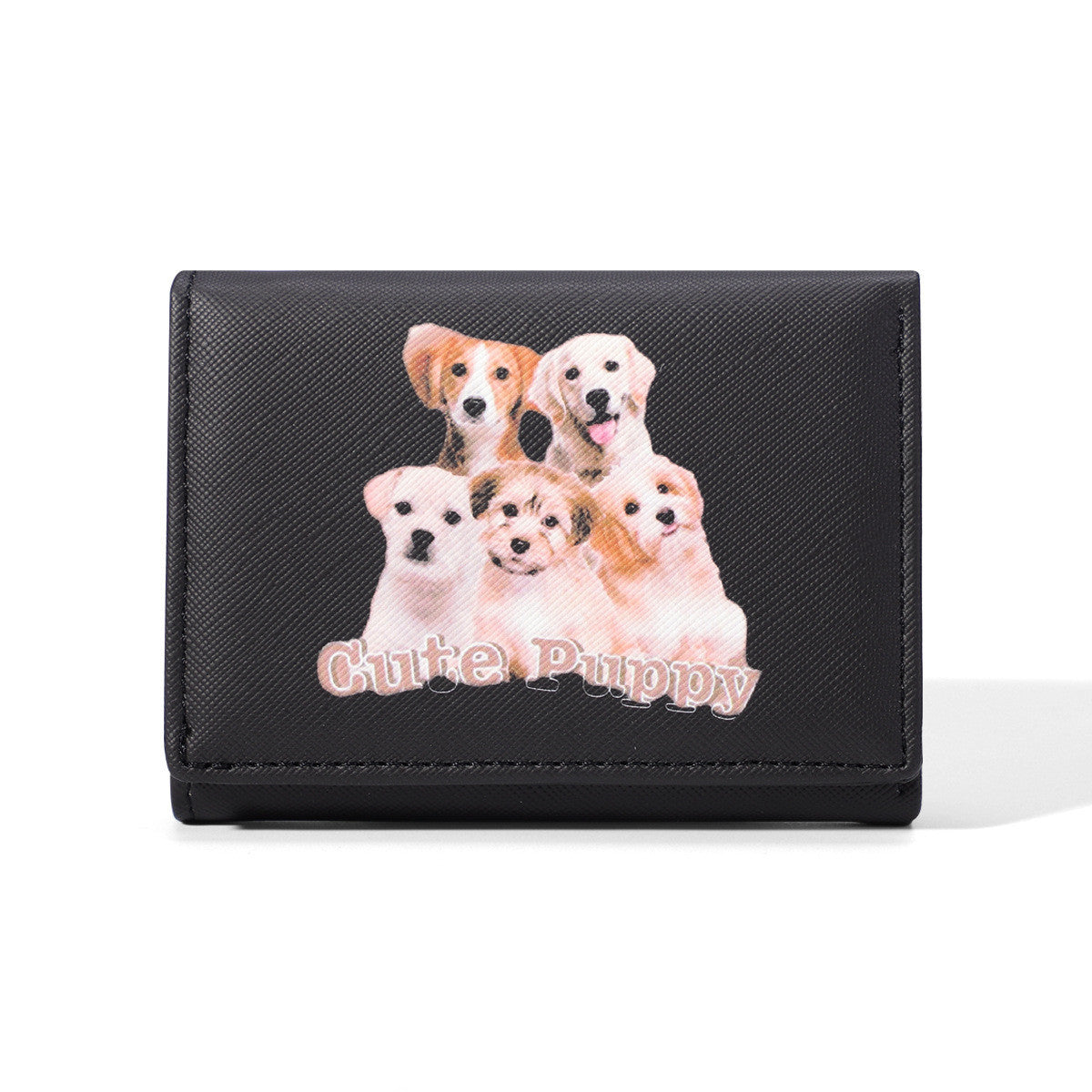 Cute Fashion Card Holder Cross Pattern, Three-fold