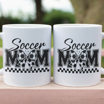 Retro Coquette Soccer Mom Mug – Sporty Mother’s Day Gift for Mom, Fun Retro Coffee Mug for Sporty Moms 682149