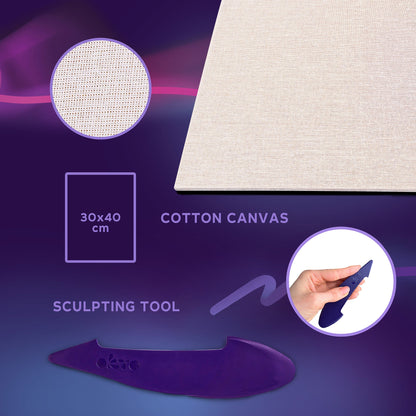 OKTO Air-Dry Clay 3D Painting Kit – #sydneyoperahouse (11.8 x 15.7 in)