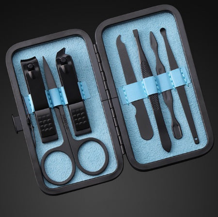 7-in-1 Nail Manicure Set with Clippers and Knife