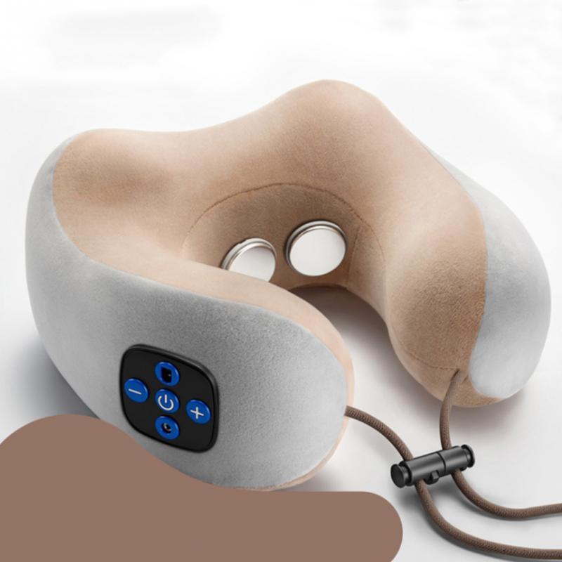 Gold U-Type Massage Pillow