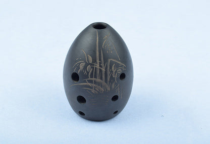 8-hole Ocarina Black Clay