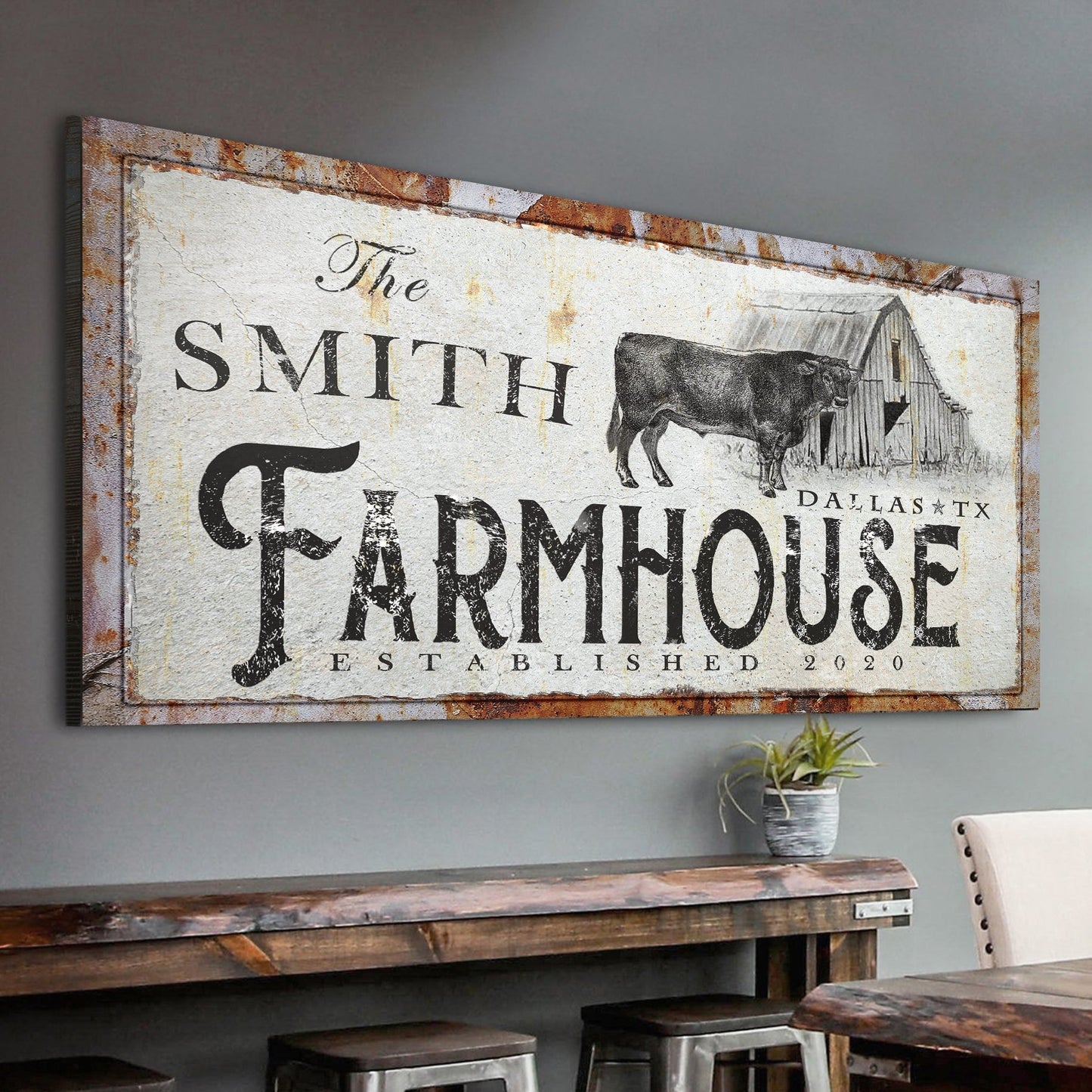 Rustic Farmhouse Sign