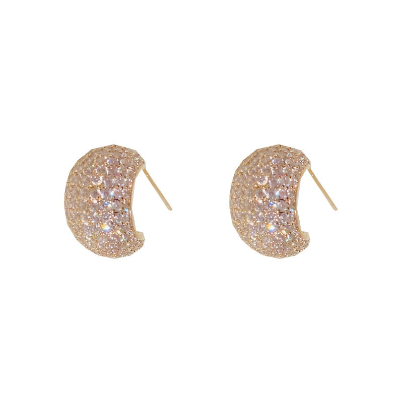 Korean Fashion Water Drop Shape Stud Earrings