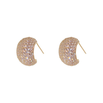 Korean Fashion Water Drop Shape Stud Earrings