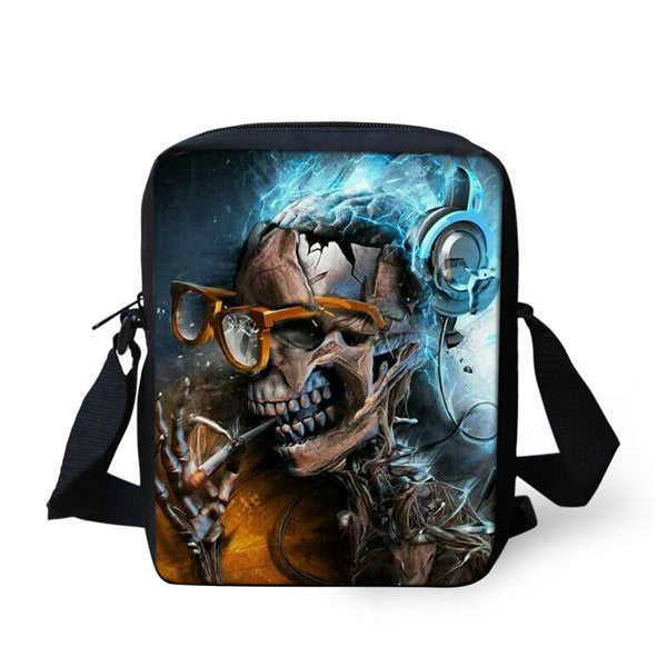 Skull Messenger Bag for Children