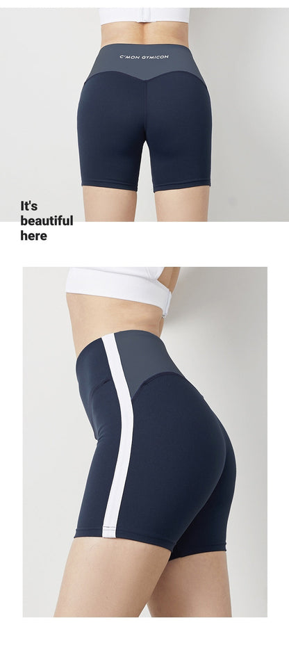 High Waist Stretch Yoga Shorts