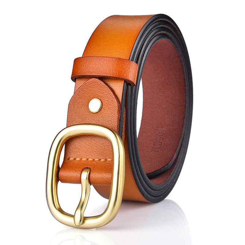 Women's New Genuine Leather Belt
