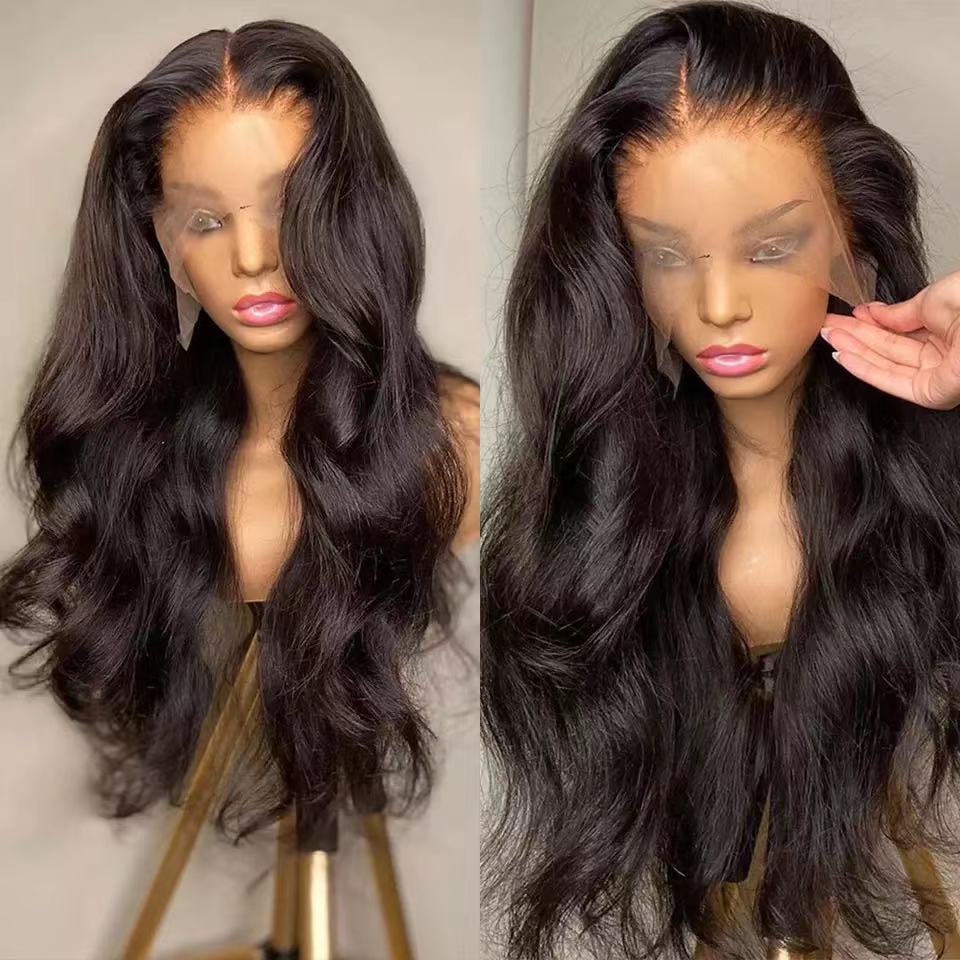 European and American Lace Front Long Roll Wig