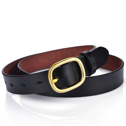 Women's New Genuine Leather Belt