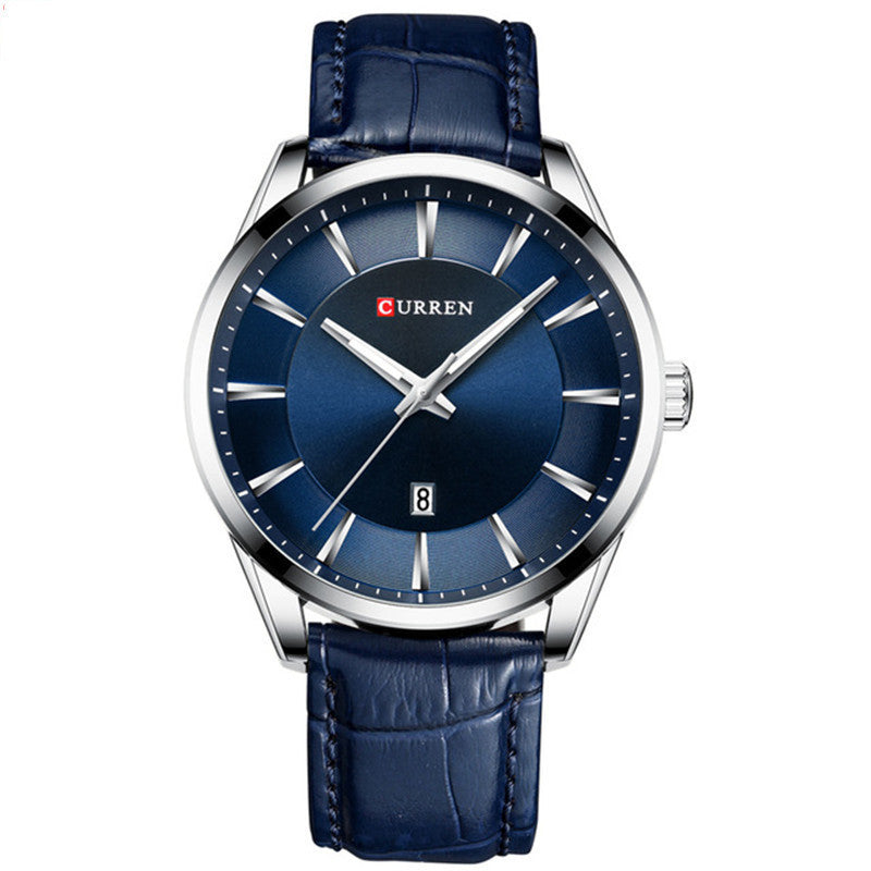 Men's Business Quartz Watch Calendar, Waterproof