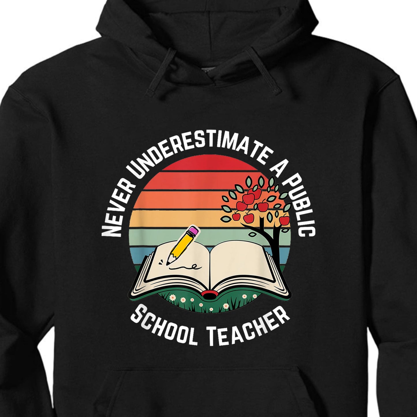 Never Underestimate A Public School Teacher Shirt | Democrat Shirt | Kamala Harris 2024 Shirt Dark T1547 - KH2