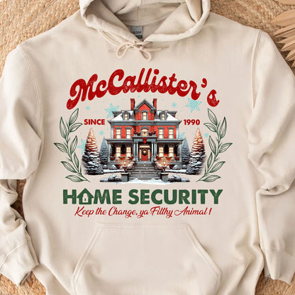 McCallister's Christmas Movie Shirt, Christmas 90's Movie Sweater, Funny Christmas Sweatshirt T1635