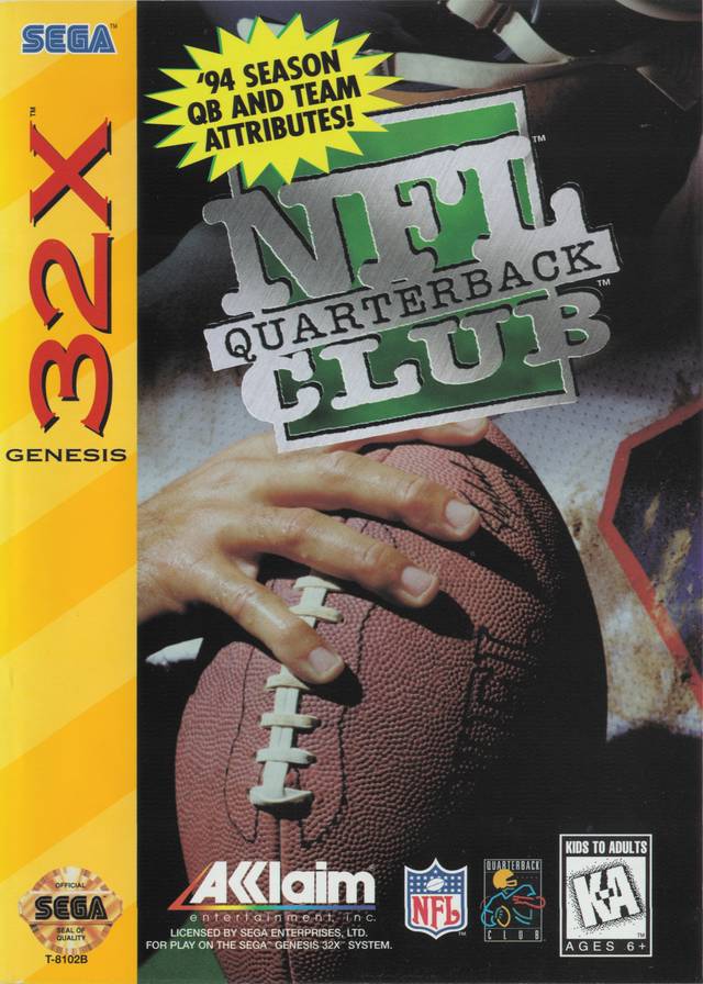 NFL Quarterback Club 32X (Sega Genesis)
