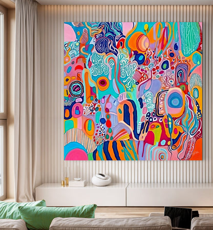 Canvas Print: "Kaleidoscopic Voyage III"