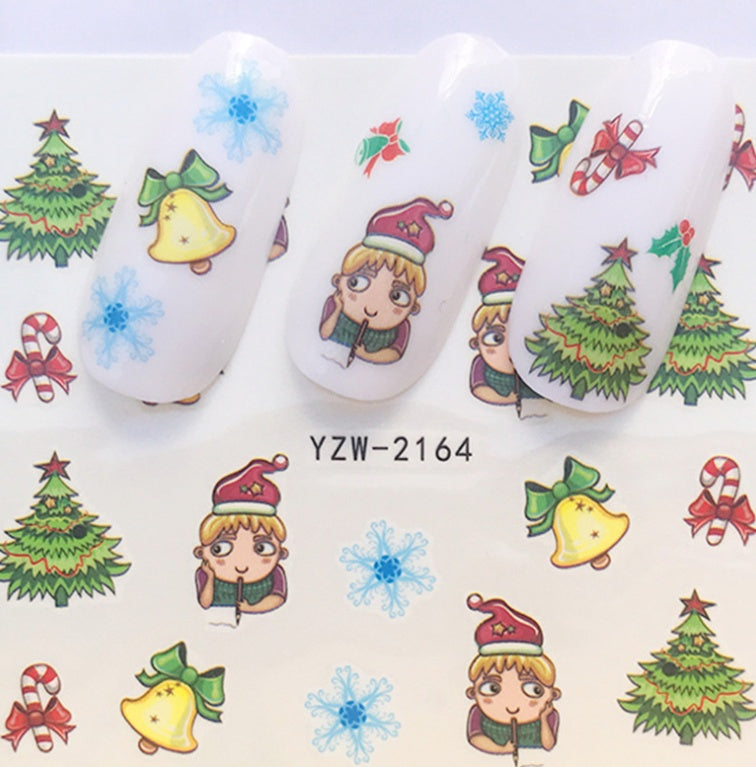 Christmas Water Transfer Nail Stickers