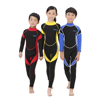 Children's warm and cold-proof one-piece diving suit