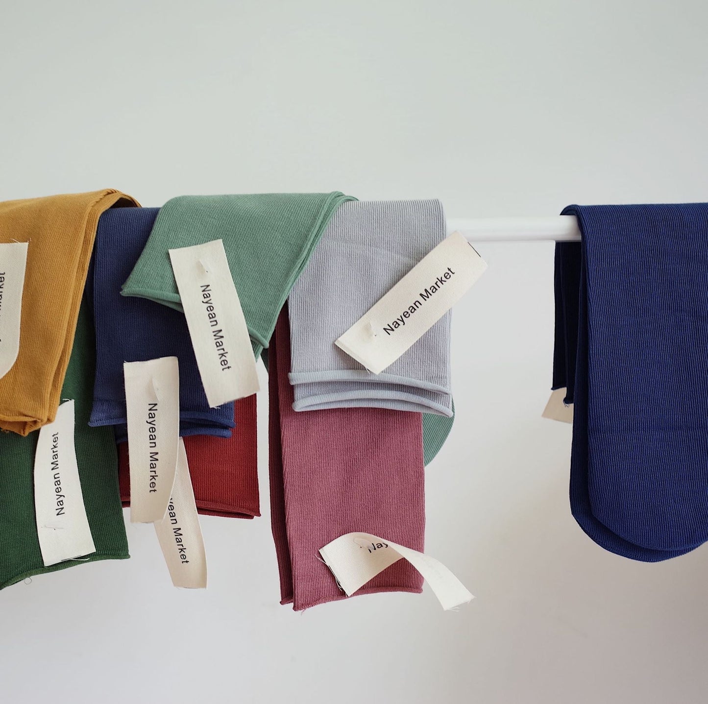 Candy Color Combed Cotton Tube Socks