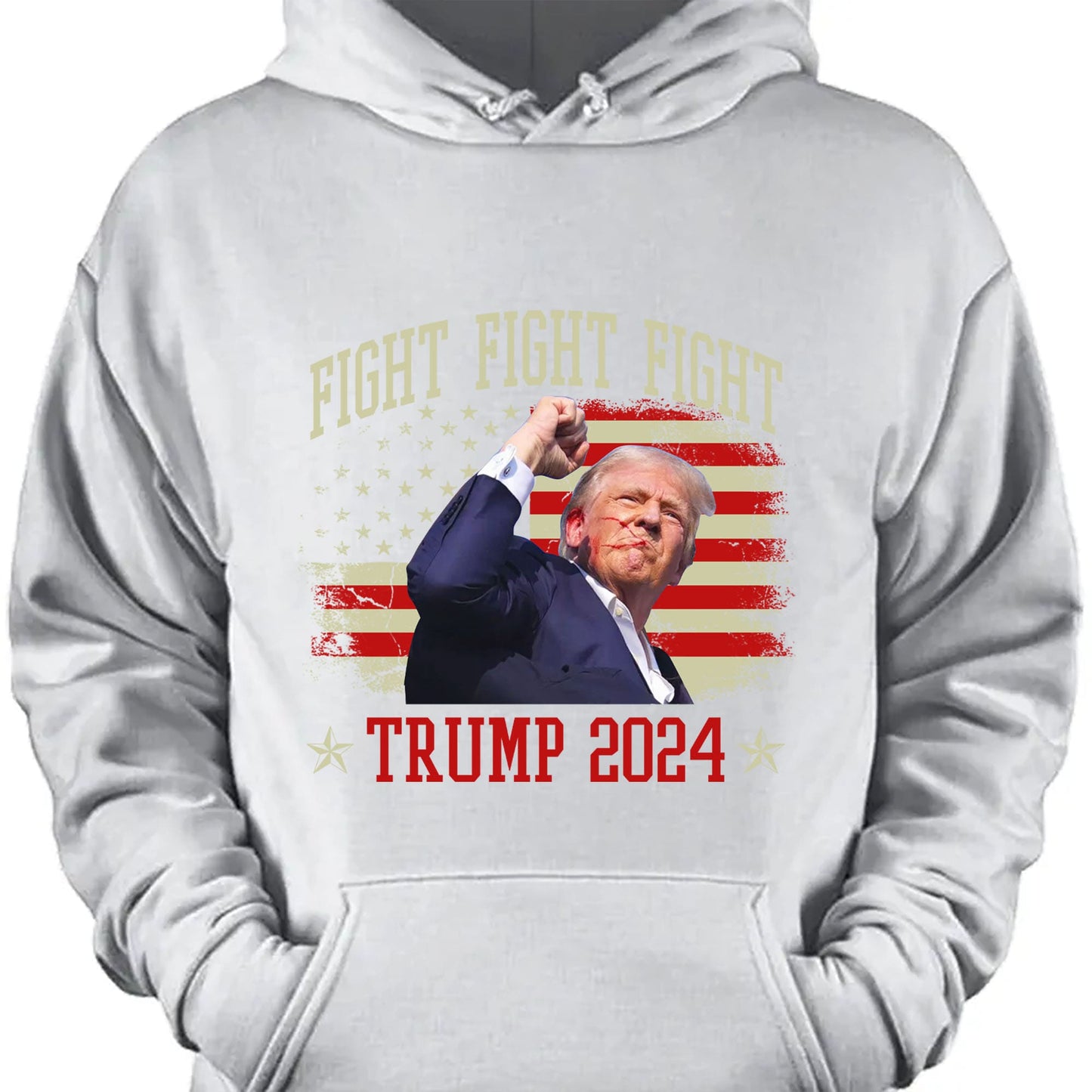 Trump Fight 2024 Shirt Pennsylvania Rally | Trump Supporters Shirt Dark T1152 - GOP