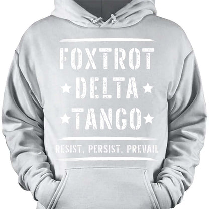Foxtrot Delta Tango Shirt – Bold 8647 Anti Trump FDT Shirt, Resist Political T-Shirt, Pro Roe v. Wade Republican Protest Dark Shirt 682188
